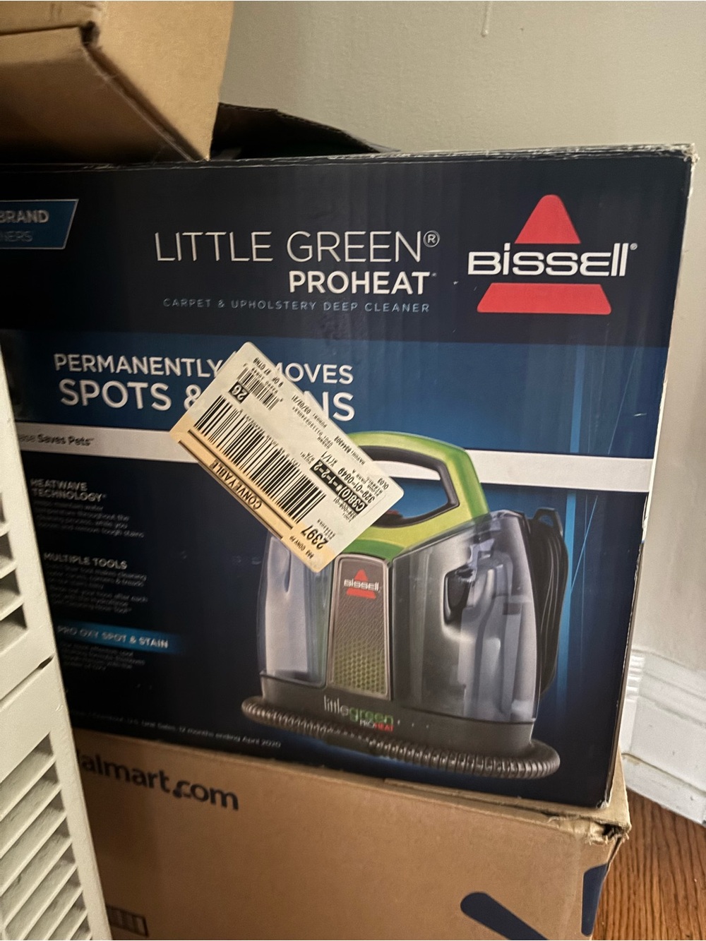 Bissell Little Green ProHeat Carpet & Upholstery Spot Cleaner - Green, Gray